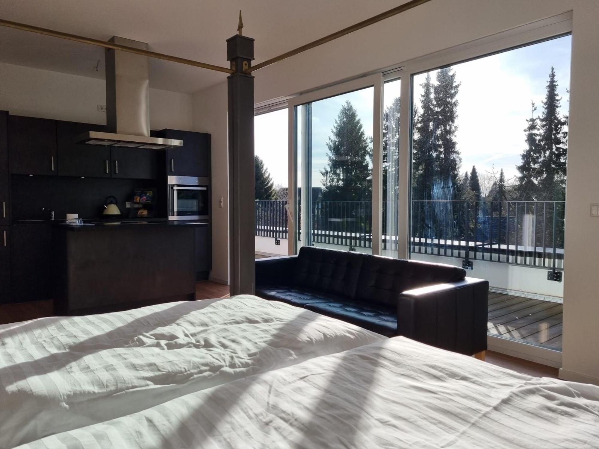 Stylische Penthouse Wohnung ฮัมบูร์ก ภายนอก รูปภาพ